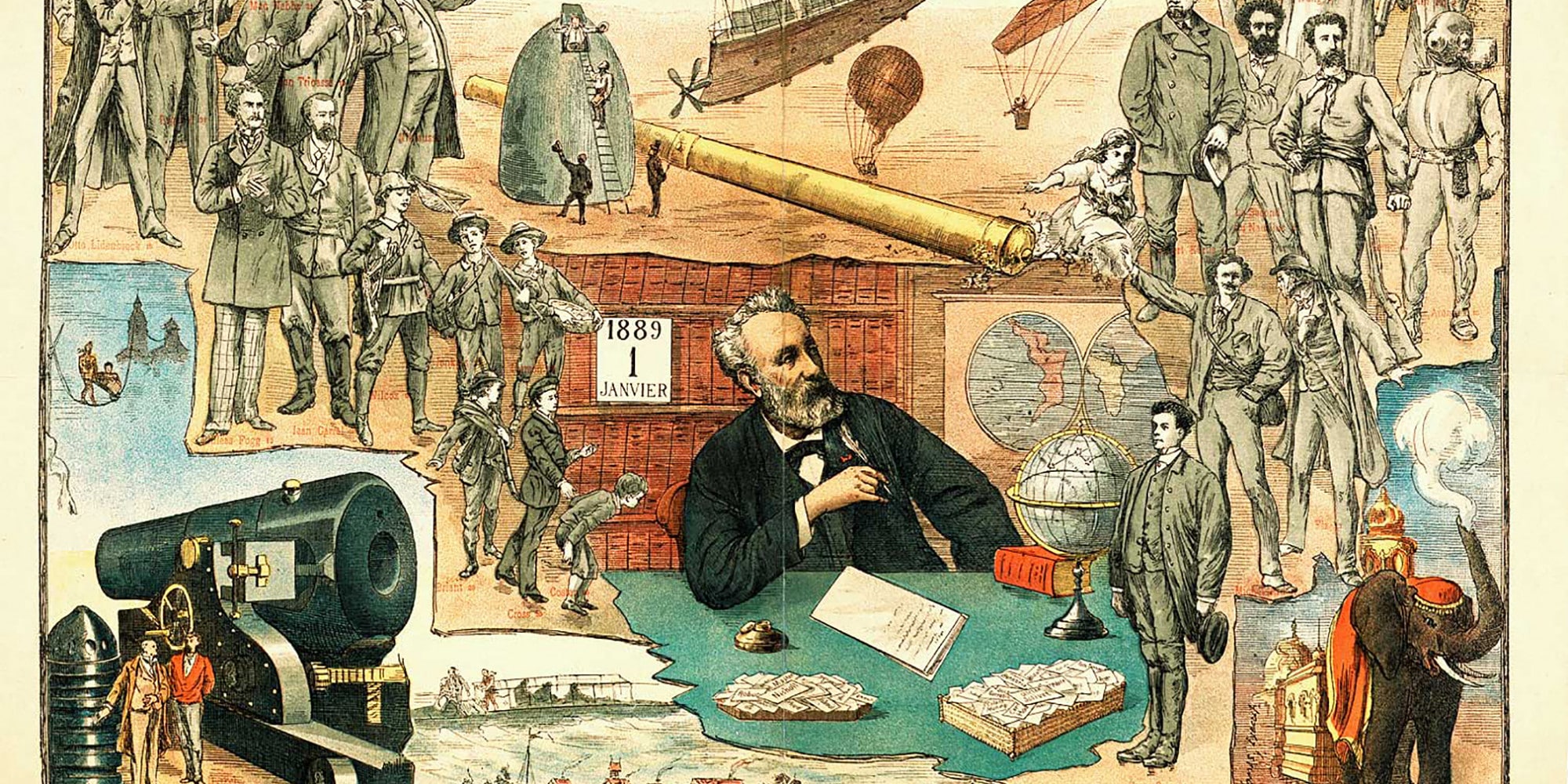 Chân dung tác giả Jules Verne